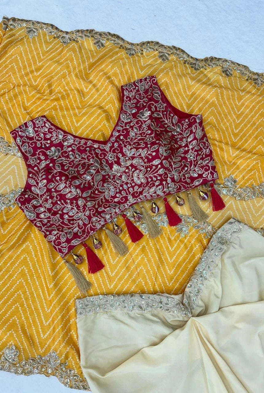 Zareen Draped Dhoti Co-Ord Set