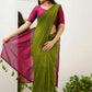 Vihana Contrast Border Mal Cotton Saree