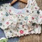 Elowen Embroidered Cambric Cotton Blouse