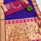 Rajnandini Meenakari Paithani Silk Saree