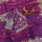 Saanvi Two-Tone Space Silk Saree