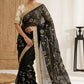 Ira Fendi Satin Embroidered Saree