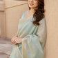 Aarini Tissue Linen Silk Saree