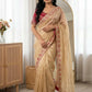 Kamalini Meenakari Embroidered Satin Saree