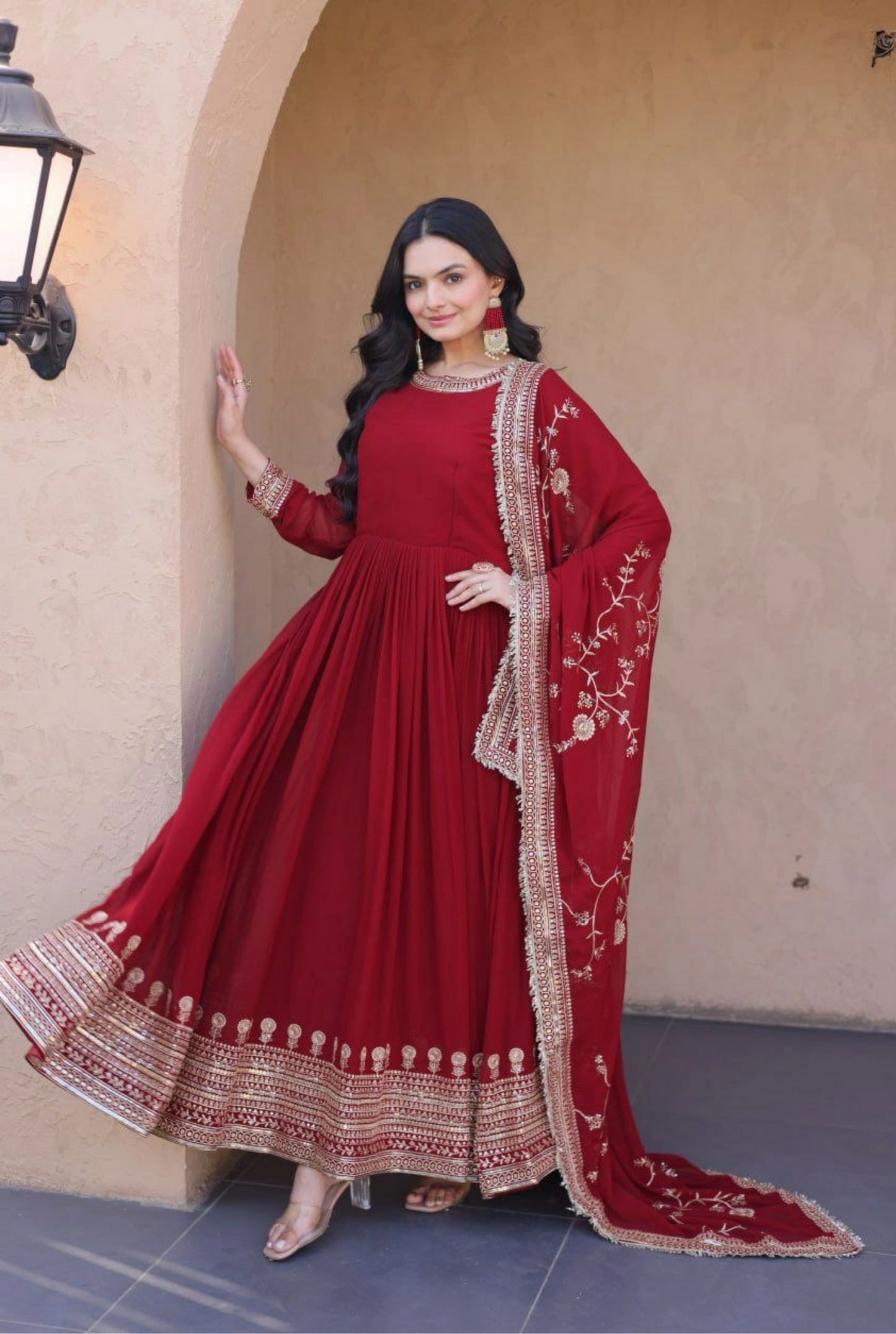 Zarina Royale Anarkali Gown Set