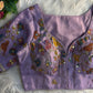 Zivara Cosmos Silk Partywear Blouse