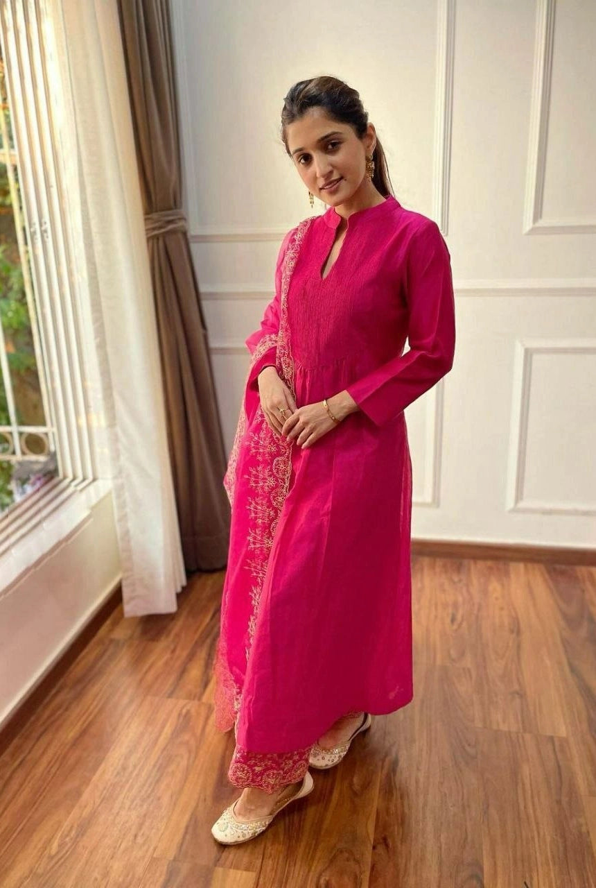 Meher Cotton Kurta Palazzo Set