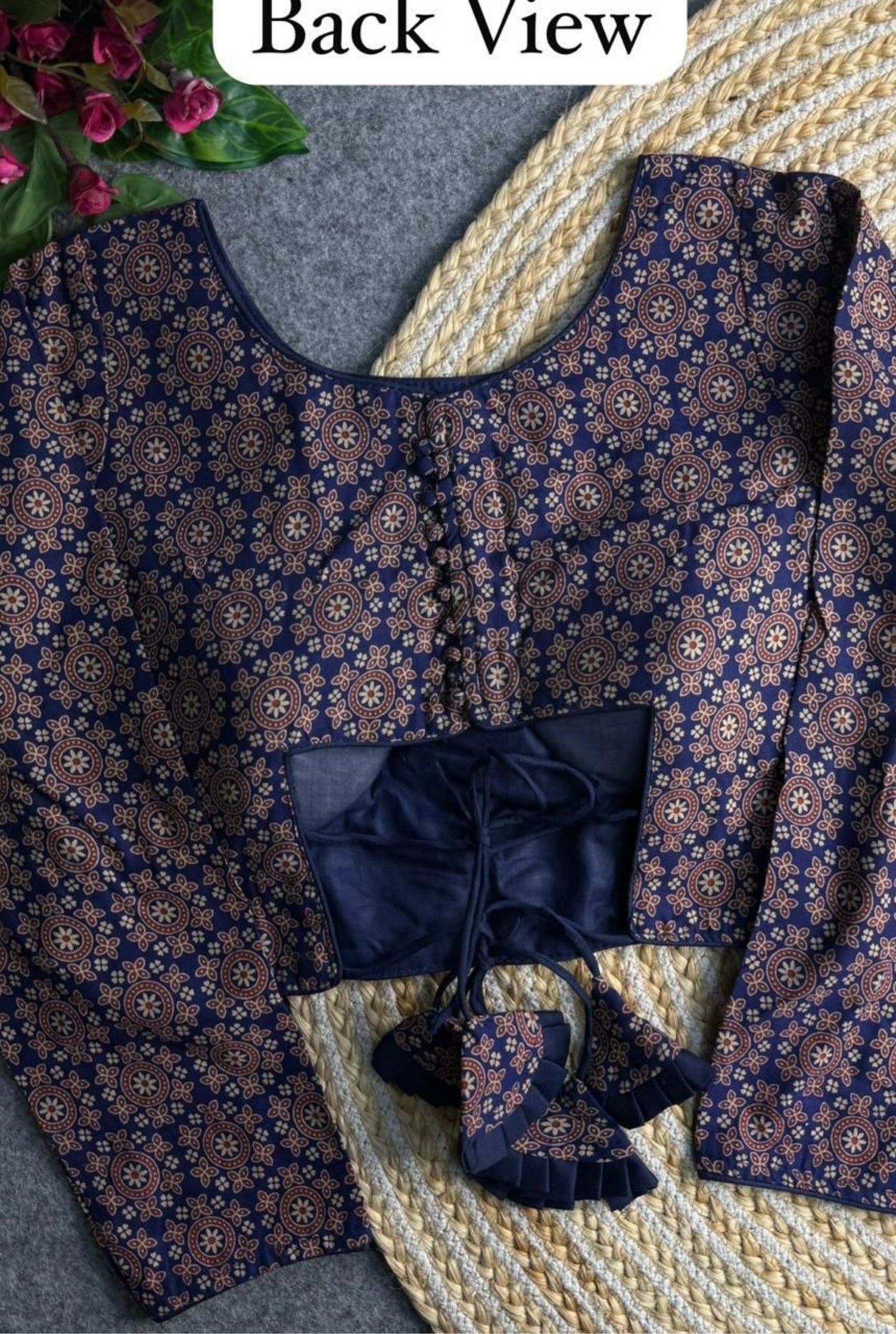 Vastra Ajrakh Grace Blouse