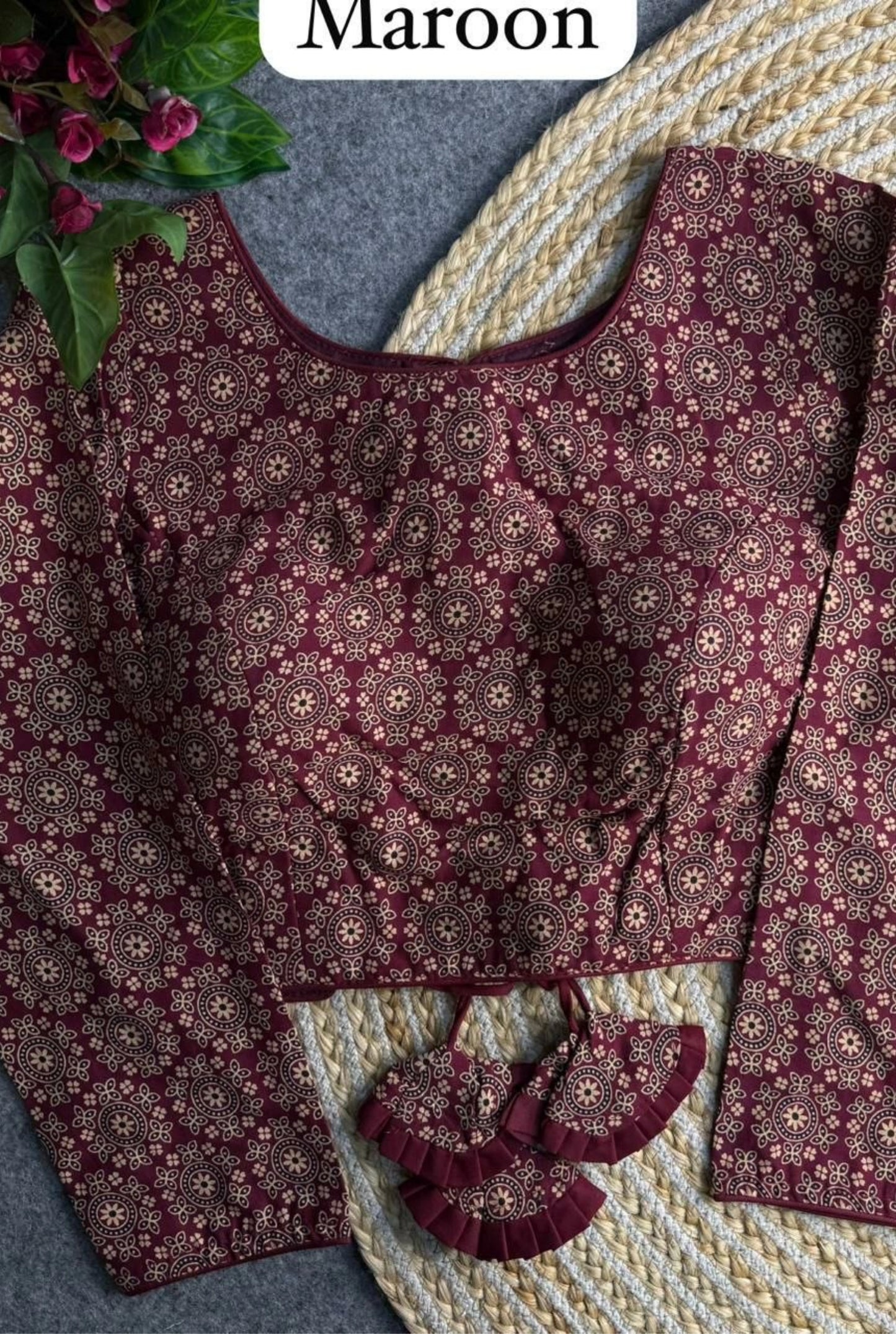 Vastra Ajrakh Grace Blouse