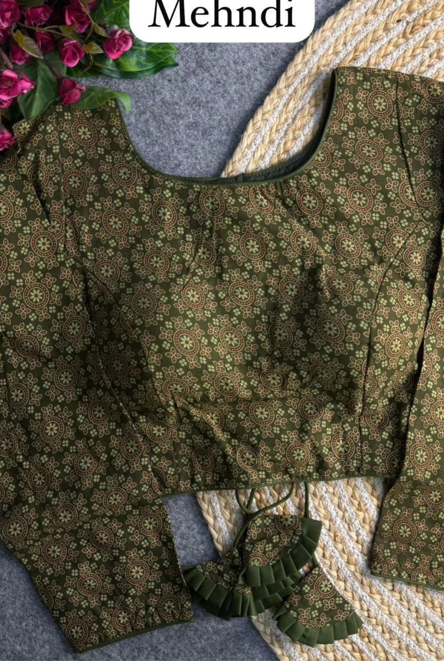 Vastra Ajrakh Grace Blouse