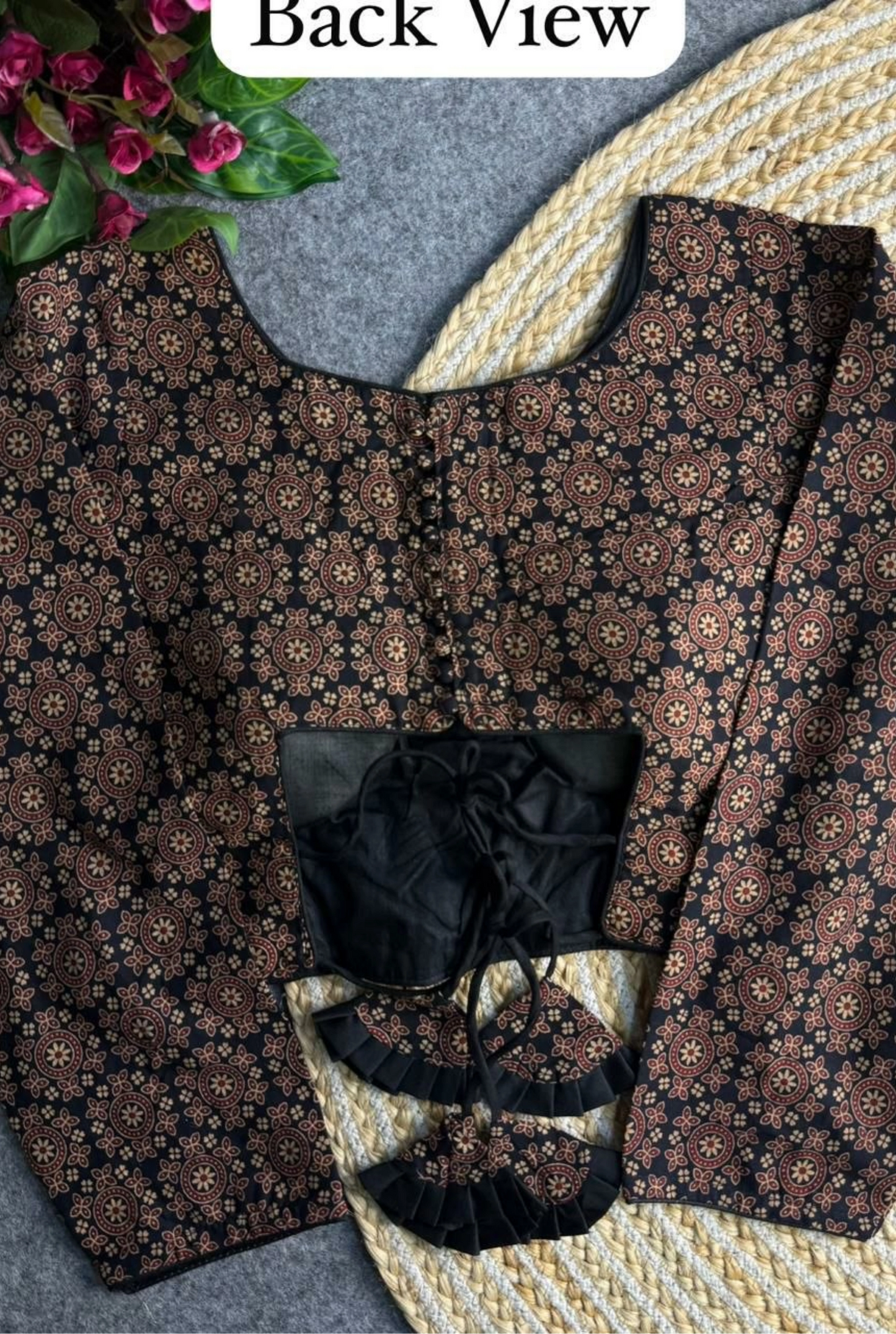 Vastra Ajrakh Grace Blouse