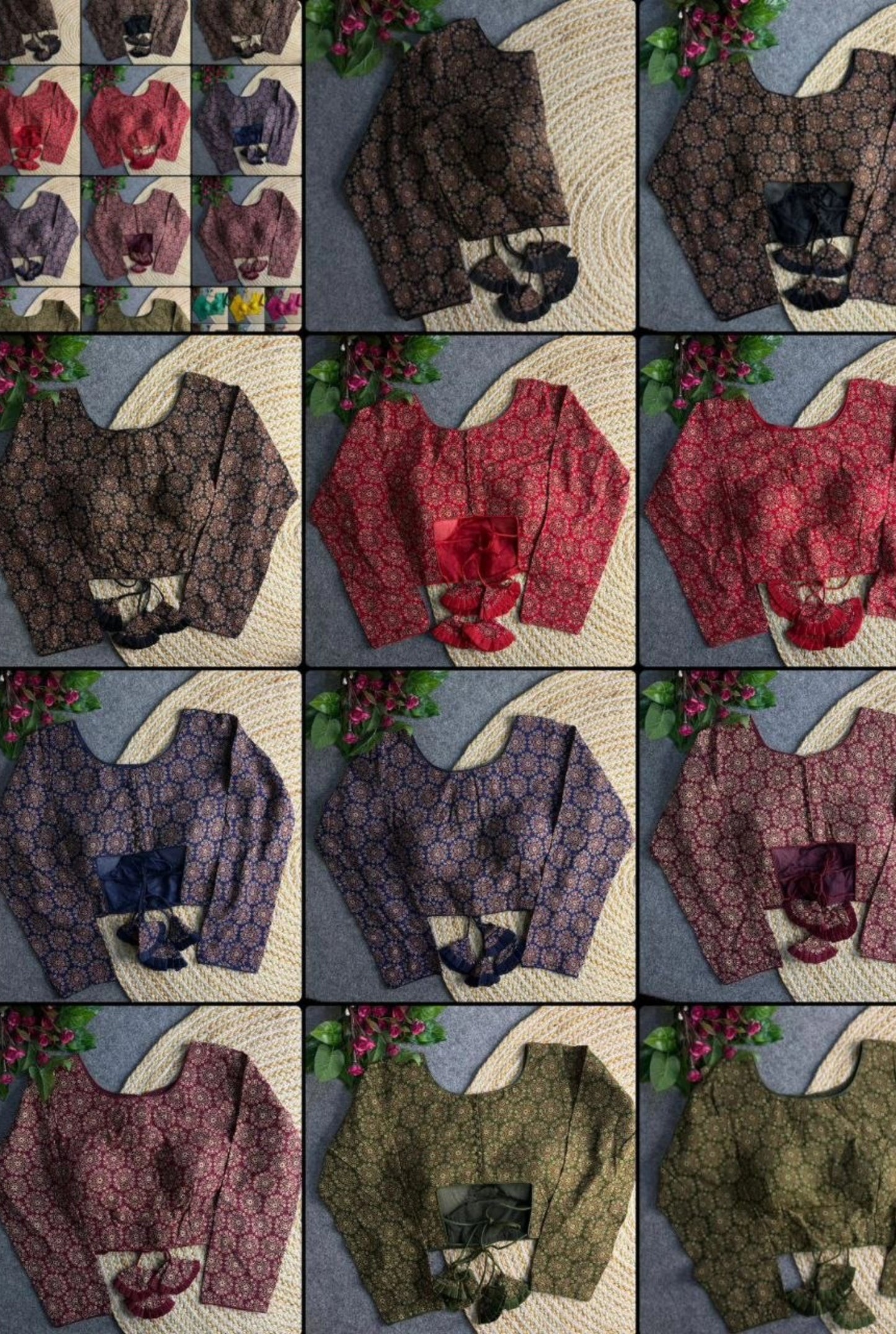 Vastra Ajrakh Grace Blouse