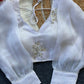 Zimira Organza Embroidered Blouse