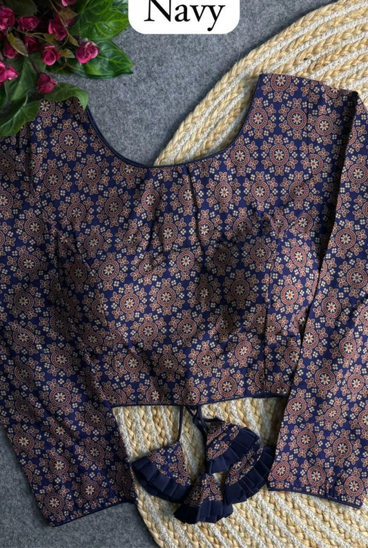 Vastra Ajrakh Grace Blouse