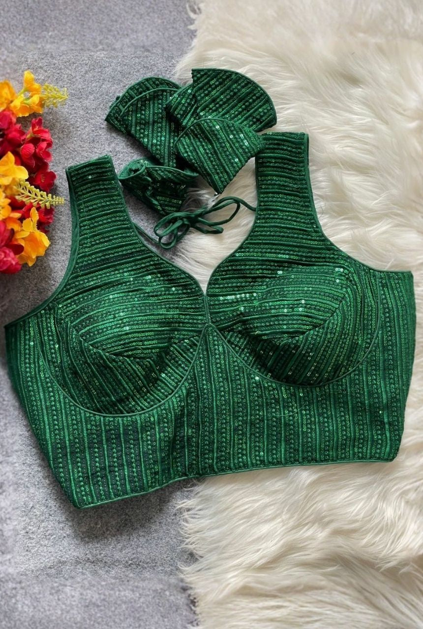 Raat Rani Deep Neck Blouse