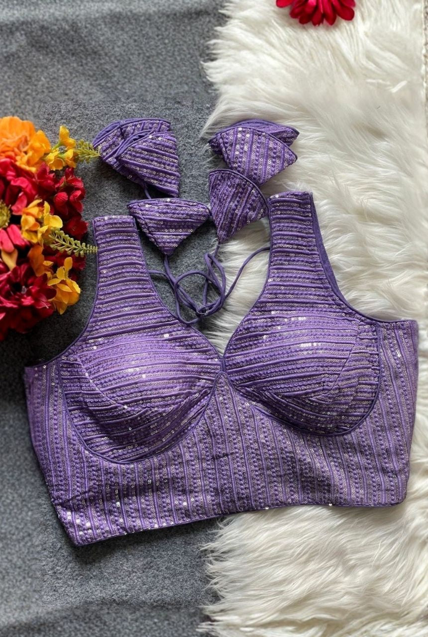 Raat Rani Deep Neck Blouse