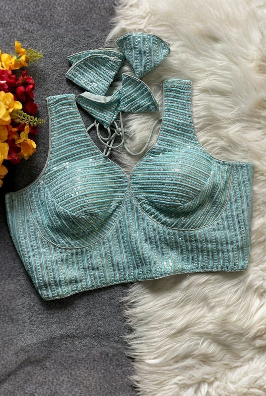 Raat Rani Deep Neck Blouse