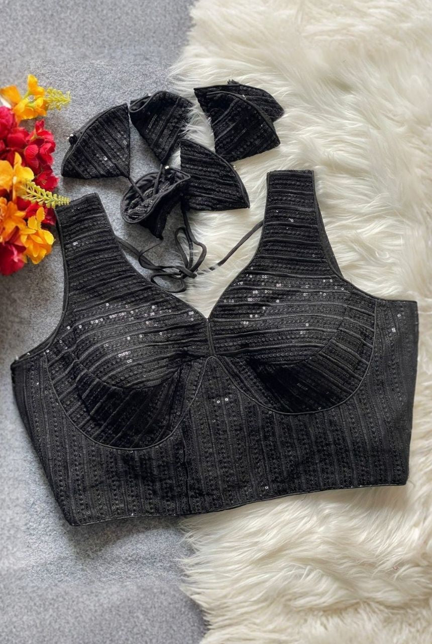 Raat Rani Deep Neck Blouse