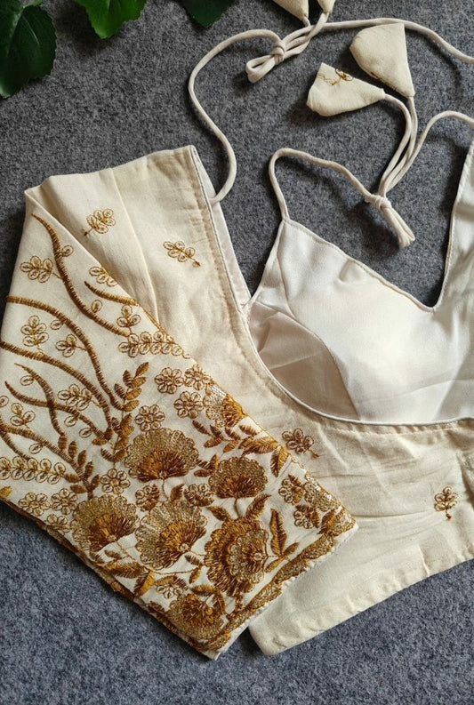 Ivory Muse Khadi Blouse