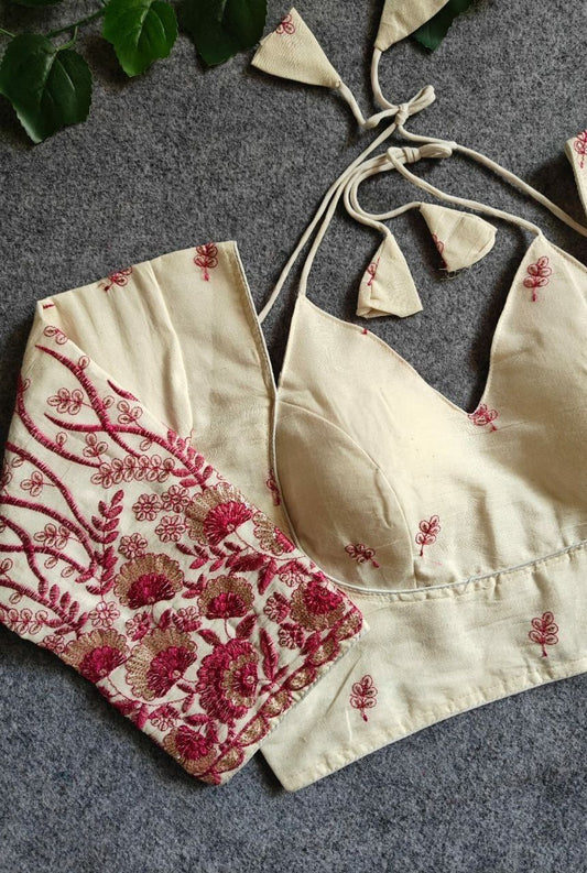 Ivory Muse Khadi Blouse