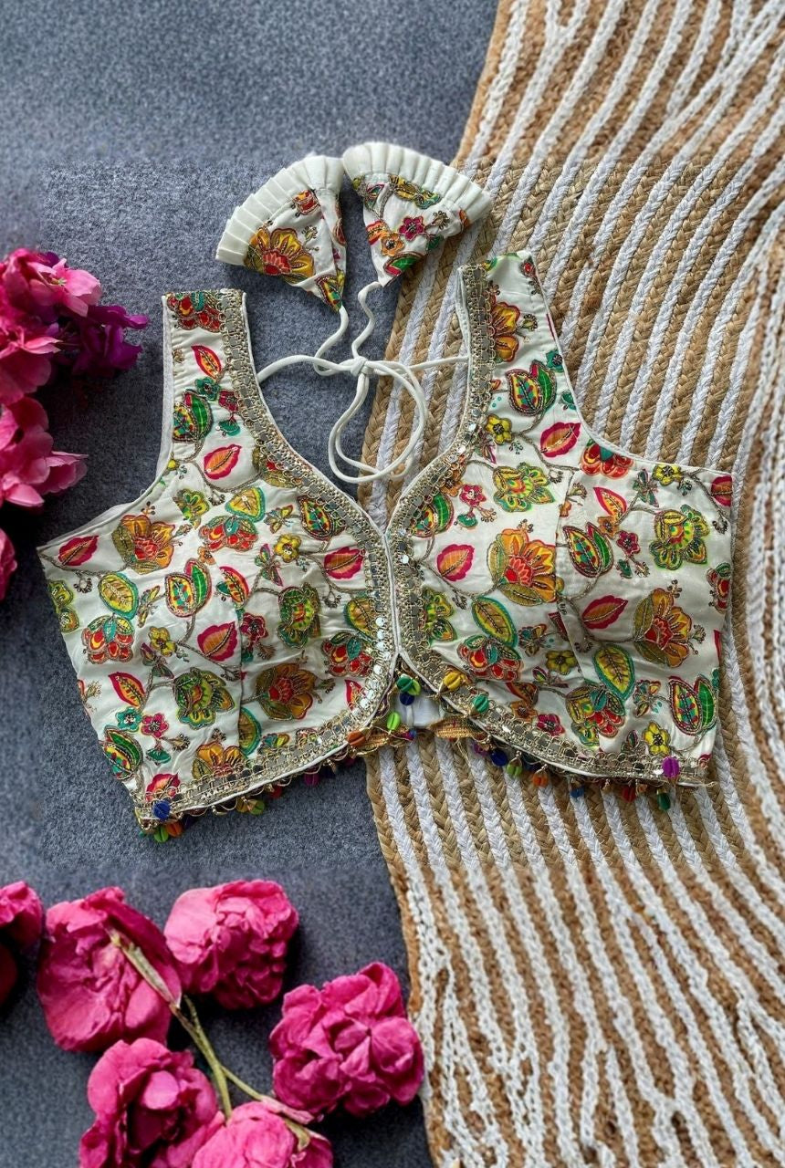 Rang Riwaaz Crepe Blouse