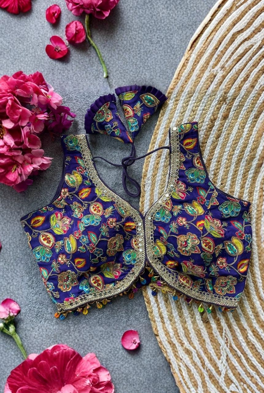 Rang Riwaaz Crepe Blouse