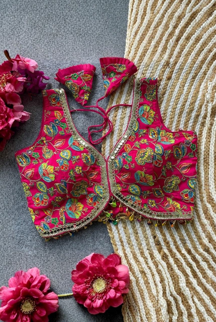 Rang Riwaaz Crepe Blouse