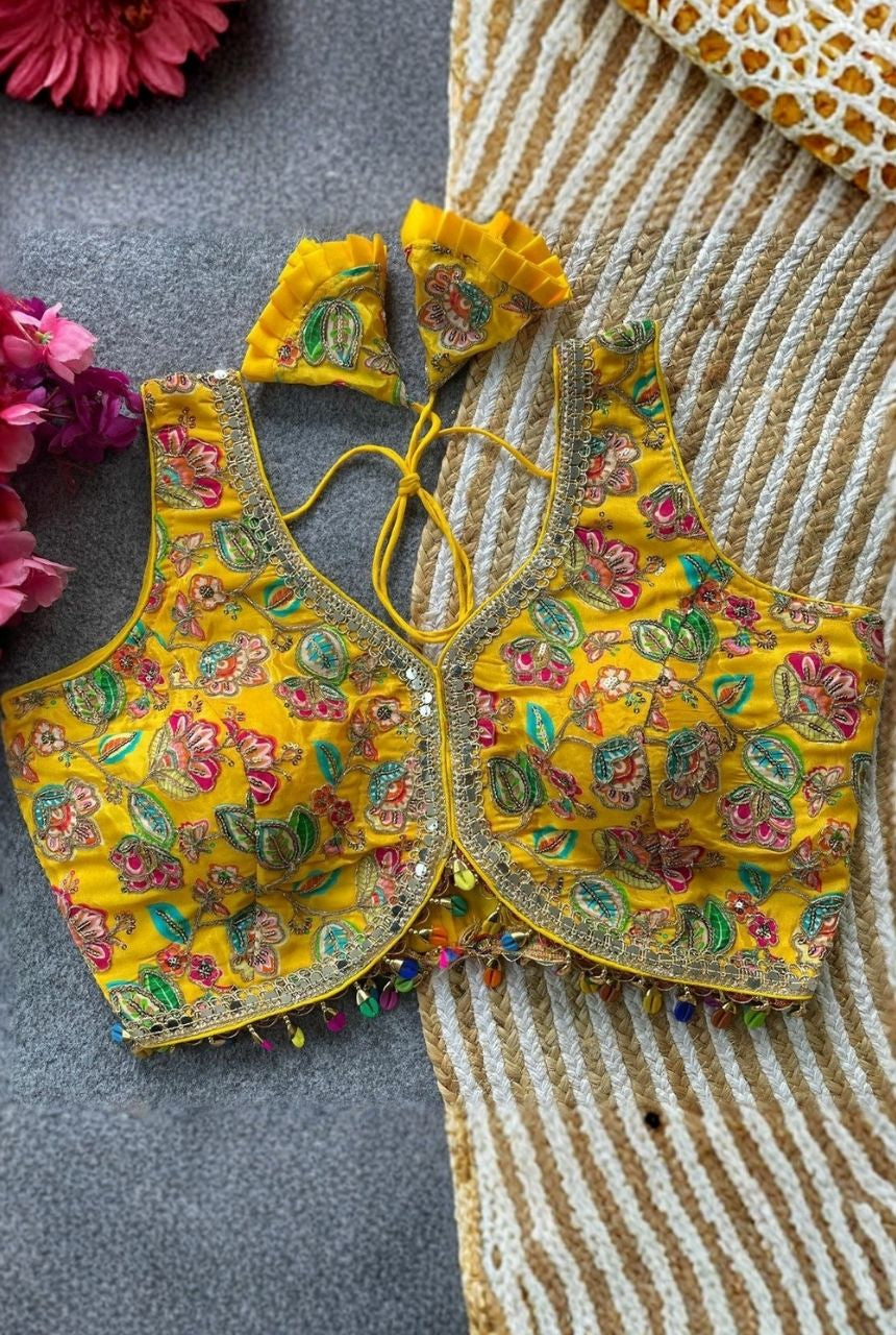 Rang Riwaaz Crepe Blouse