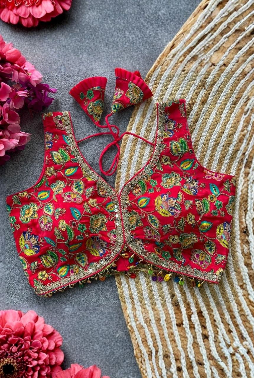 Rang Riwaaz Crepe Blouse