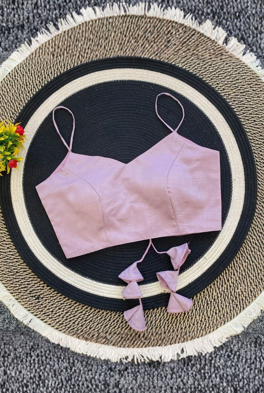 Pastel Whisper Spaghetti Blouse