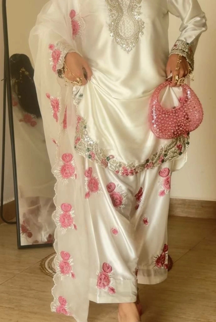 Meher Satin Farshi Set