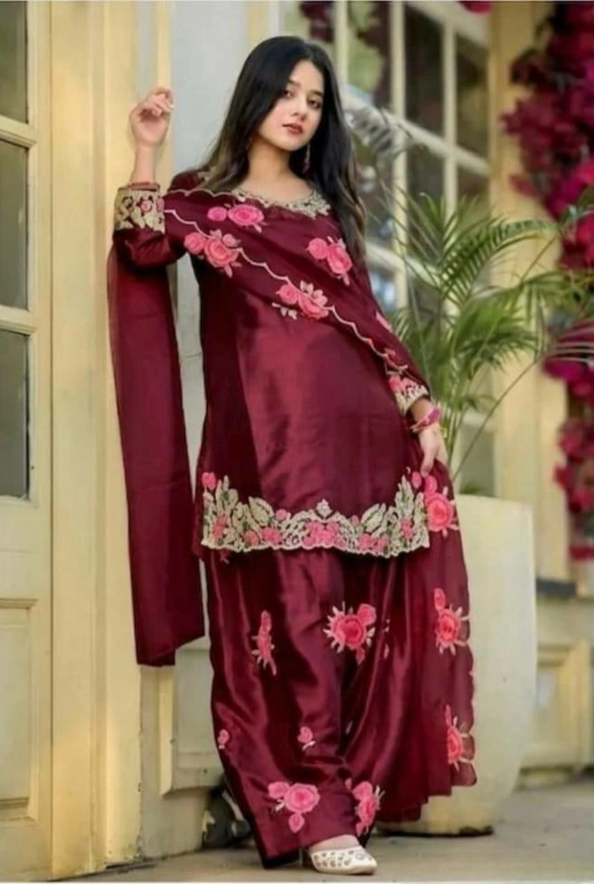 Meher Satin Farshi Set