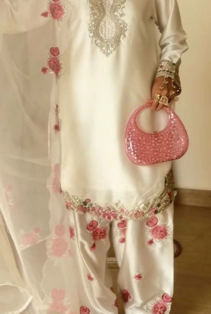 Meher Satin Farshi Set