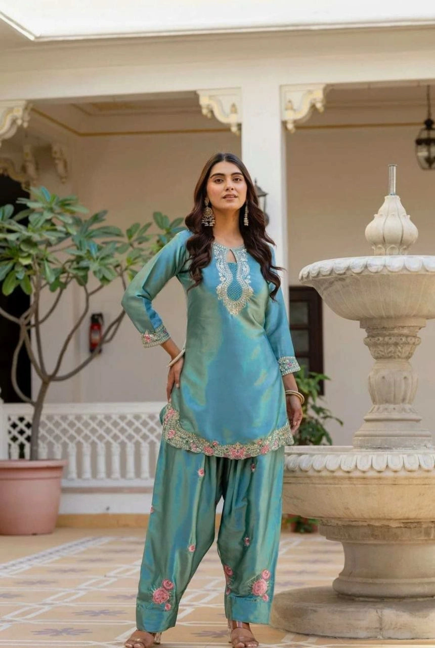 Meher Satin Farshi Set