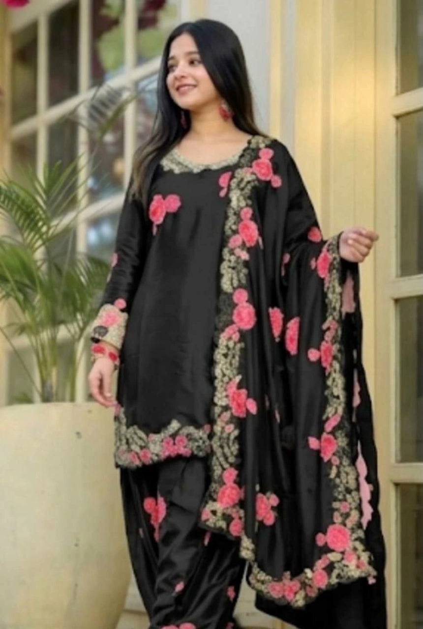 Meher Satin Farshi Set