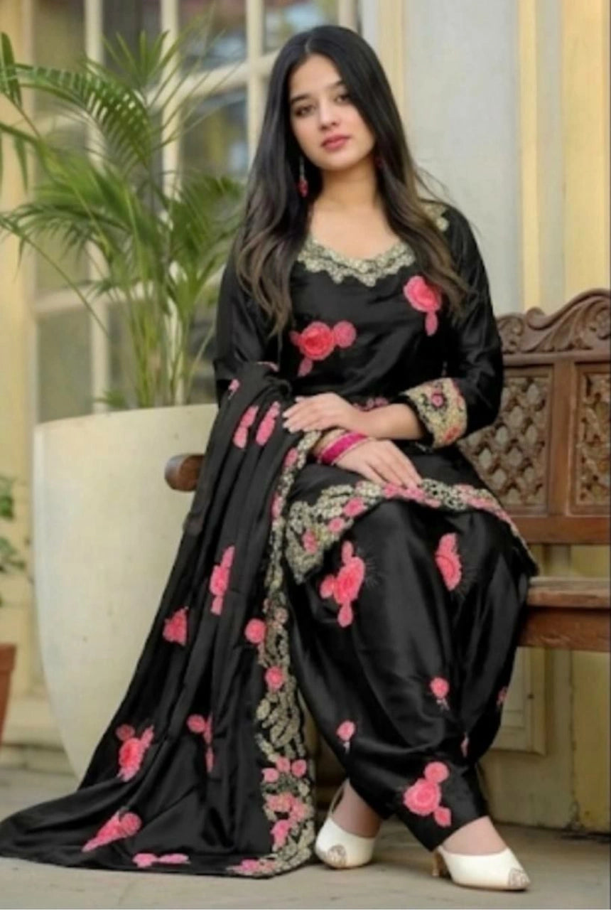 Meher Satin Farshi Set
