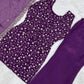 Plum Noor Embroidered Suit Set