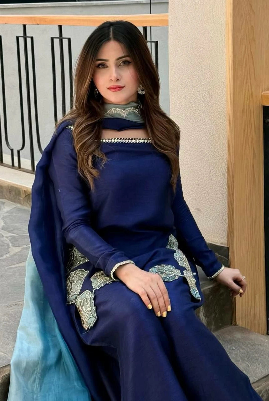 Nyra Crepe Silk Farshi Set