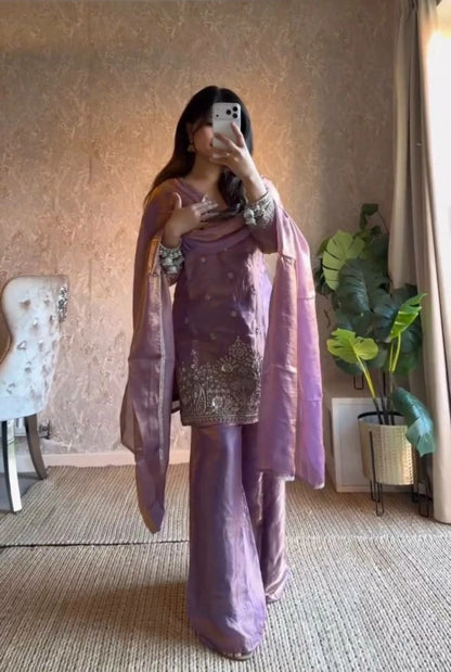 Elowen Silk Palazzo Set