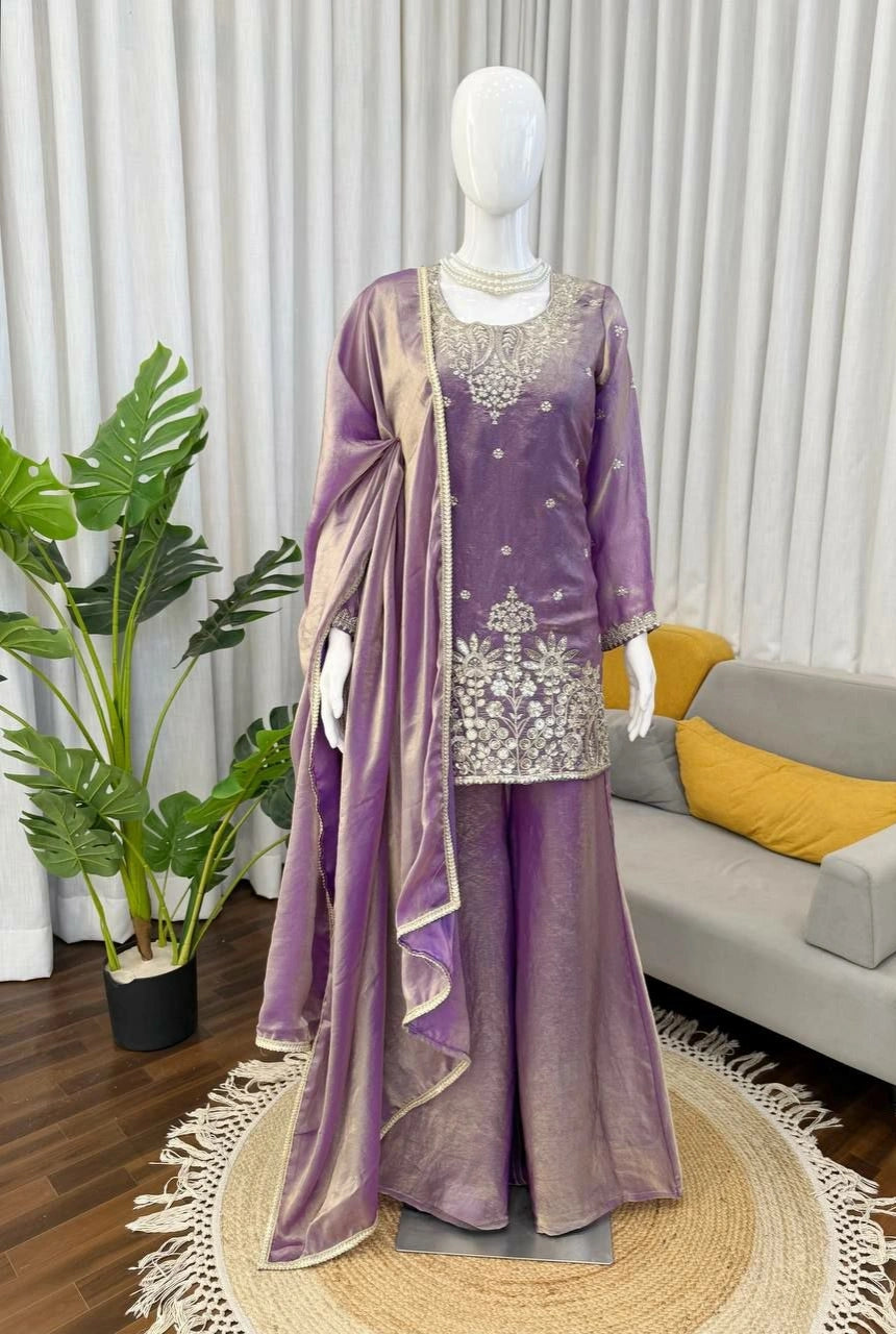 Elowen Silk Palazzo Set
