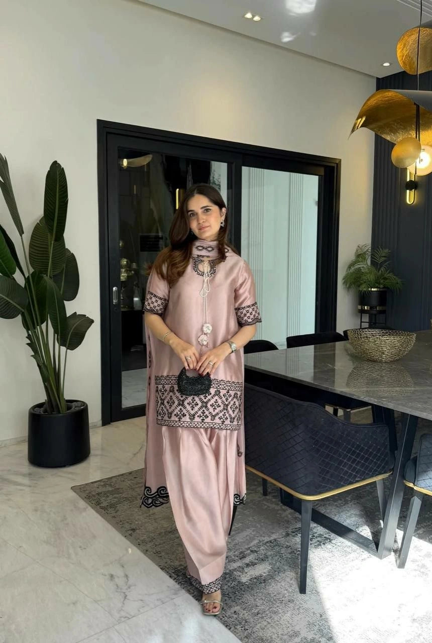 Elira Crepe Silk Farshi Set