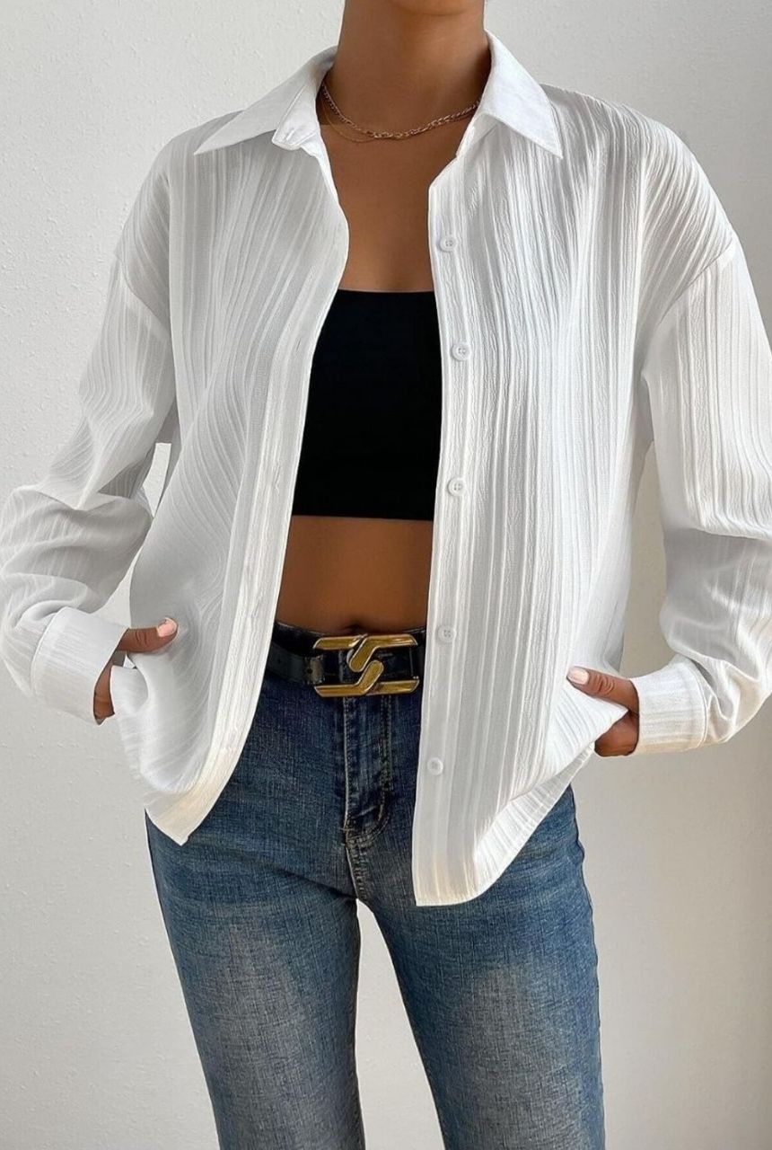 Popcorn White Everyday Shirt