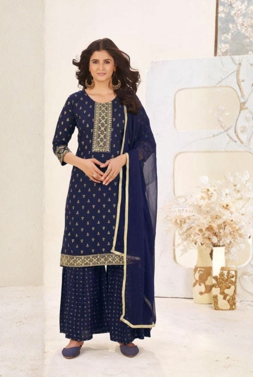 Simple Charm Rayon Kurta Set