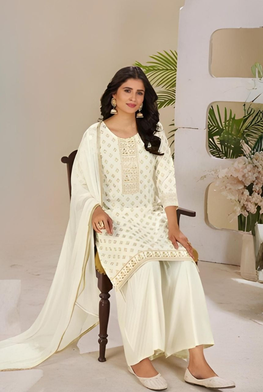 Simple Charm Rayon Kurta Set