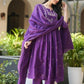 Royal Purple Rayon Suit Set