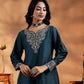 Midnight Shine Vichitra Silk Suit Set