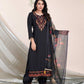 Noir Elegance Viscose Silk Ethnic Set