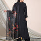 Noir Elegance Viscose Silk Ethnic Set