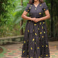 Pineapple Bloom Wool-Cotton Gown