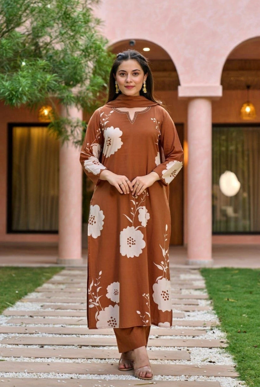 Noor Muslin Printed Suit Set